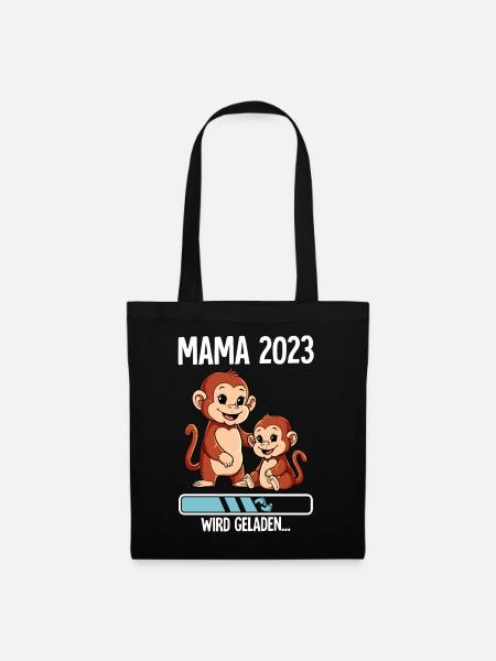 Werdende Mama 2023 - Stoffbeutel - Schwarz