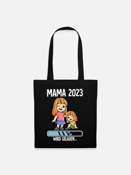 Werdende Mama 2023 - Stoffbeutel - Schwarz