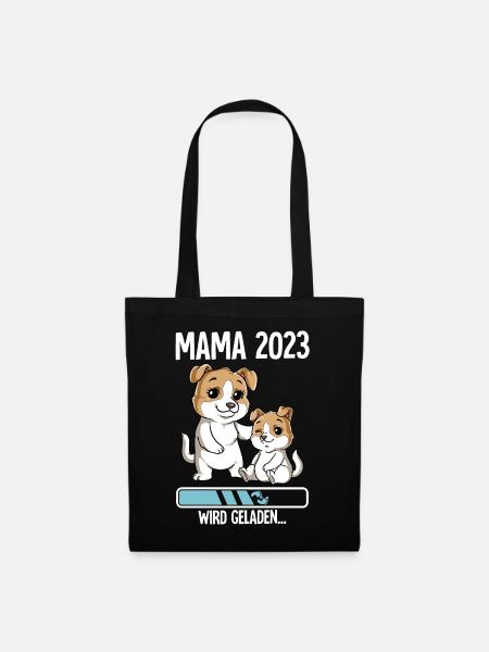 Werdende Mama 2023 - Stoffbeutel - Schwarz