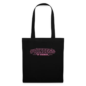 Princesse de la gentillesse mignonne fille mignonne - Sac en tissu - noir - Devant