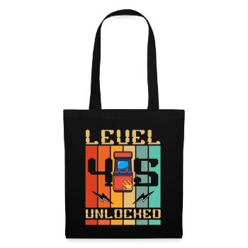 Niveau 45 Machine d’arcade débloquée Gamer 45. - Sac en tissu - noir - Devant