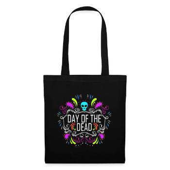 Dia De Los Muertos Logo Day Of The Dead - Stoffbeutel - Schwarz - Vorne
