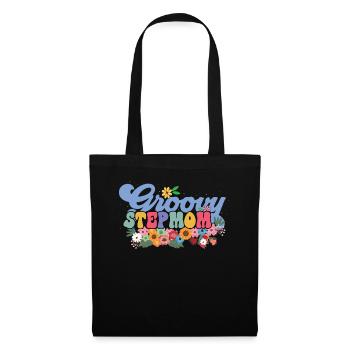 Groovy stepmother garden plant flowers - Tote Bag - black - Front