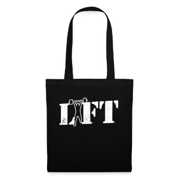 Lift Weightlifting Gym Workout Weightlifting - Tote Bag - black - Front