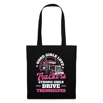 Driver Vehicle Good girls love truckers - Tote Bag - black - Front