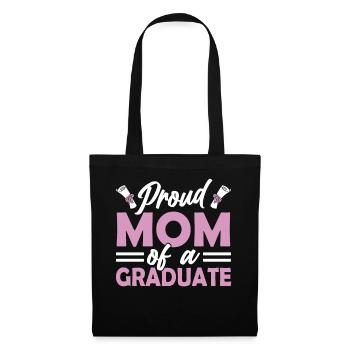 Fière mère d’un diplômé diplômé - Sac en tissu - noir - Devant