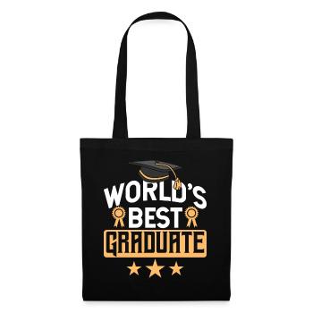 World's Best Graduate Graduation Celebration - Tote Bag - black - Front