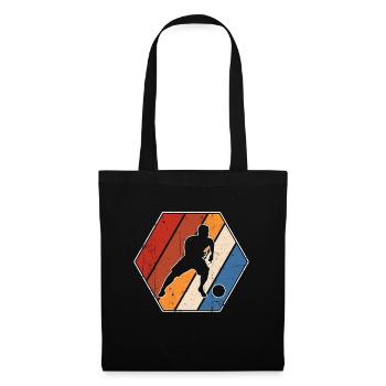 Football Rétro - Sac en tissu - noir - Devant