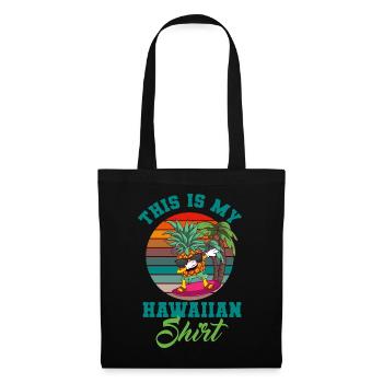 This Is My Hawaiian Shirt Dabbing Pineapple Aloha - Tote Bag - black - Front