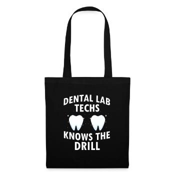 Dental Clinic and Dental Laboratory Technician Designs - Tote Bag - black - Front