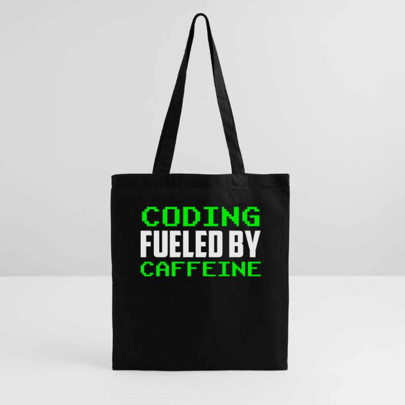 Programmieren Angetrieben Durch Koffein Code Stoffbeutel