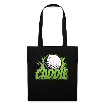 Caddie Golf Golfer Golfing Profession - Tote Bag - black - Front