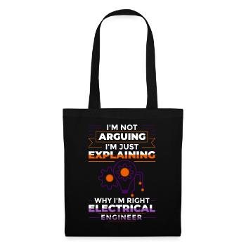 Electrical Engineering Engineer Research Development - Tote Bag - black - Front