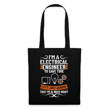 Electrical Engineering Engineer Research Development - Tote Bag - black - Front