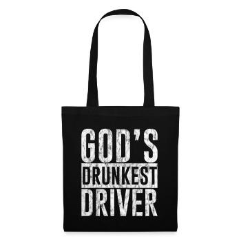 God's Drunkest Driver 3 - Tote Bag - black - Front