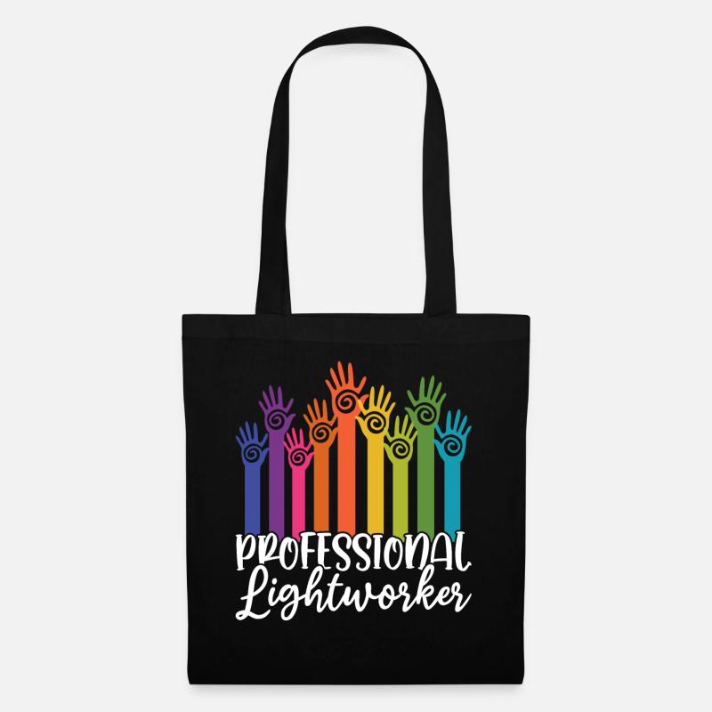 Professioneller Lichtarbeiter - Reiki - Stoffbeutel - Schwarz