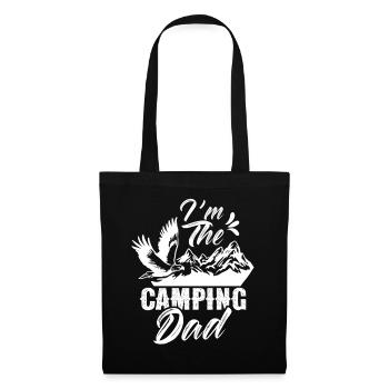 Ich Bin Der Camping Papa Campen Camp Camper - Stoffbeutel - Schwarz - Vorne