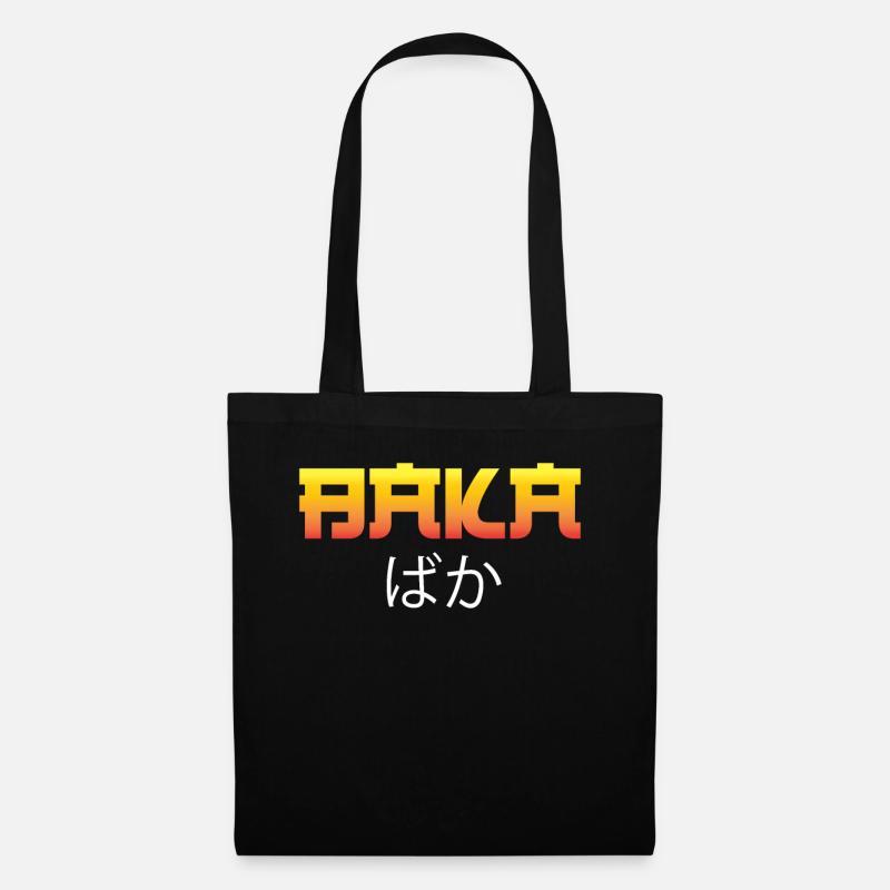 Anime Serien Anime Merch Baka - Stoffbeutel - Schwarz