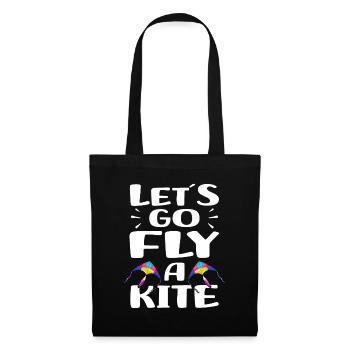 Kite flying hobby | Hang Gliding Gift Idea - Tote Bag - black - Front