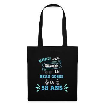 Idée De Cadeau Drôle Pour Les Beaux Gosses - Sac en tissu - noir - Devant