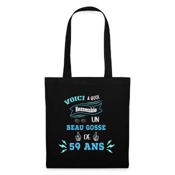 Idée De Cadeau Drôle Pour Les Beaux Gosses - Sac en tissu - noir - Devant