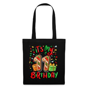 It's my 11th birthday Christmas present 11. - Tote Bag - black - Front