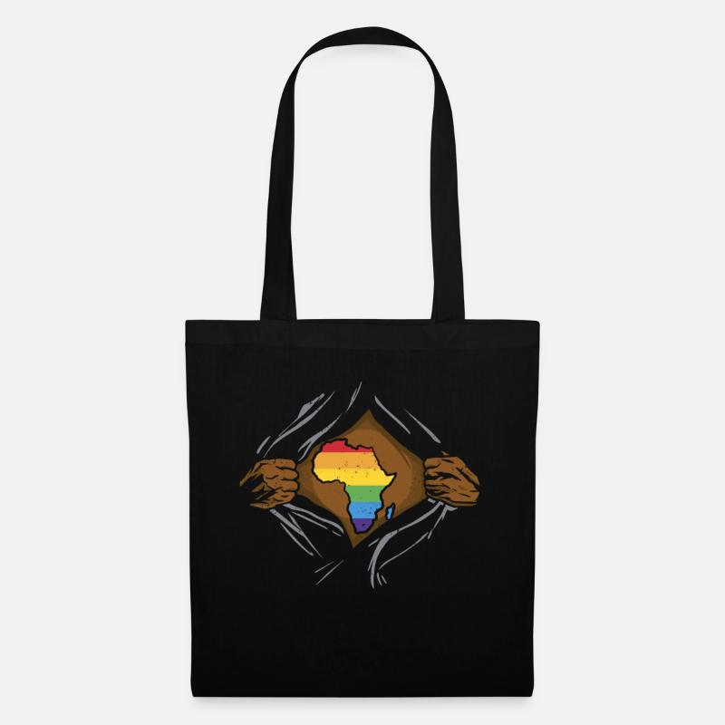 Juneteenth Lgbt Proud Flag Rainbow Black - Tote Bag - black