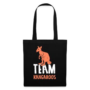 Team Kangaroos Animal Australia Lovers Kangaroo - Tote Bag - black - Front