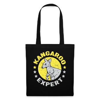 Kangaroo Expert Animal Kangaroos Lover - Tote Bag - black - Front