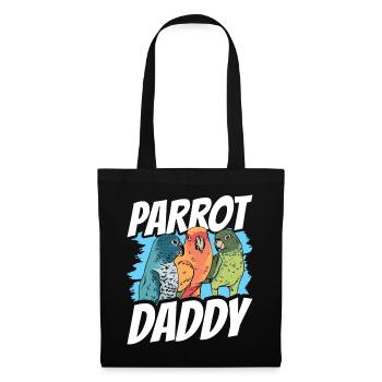 Perroquet Papa Mignon Animal Pet Perroquet - Sac en tissu - noir - Devant