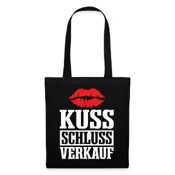 Poltern JGA Frauen Braut Junggesellenabschied - Stoffbeutel - Schwarz - Vorne