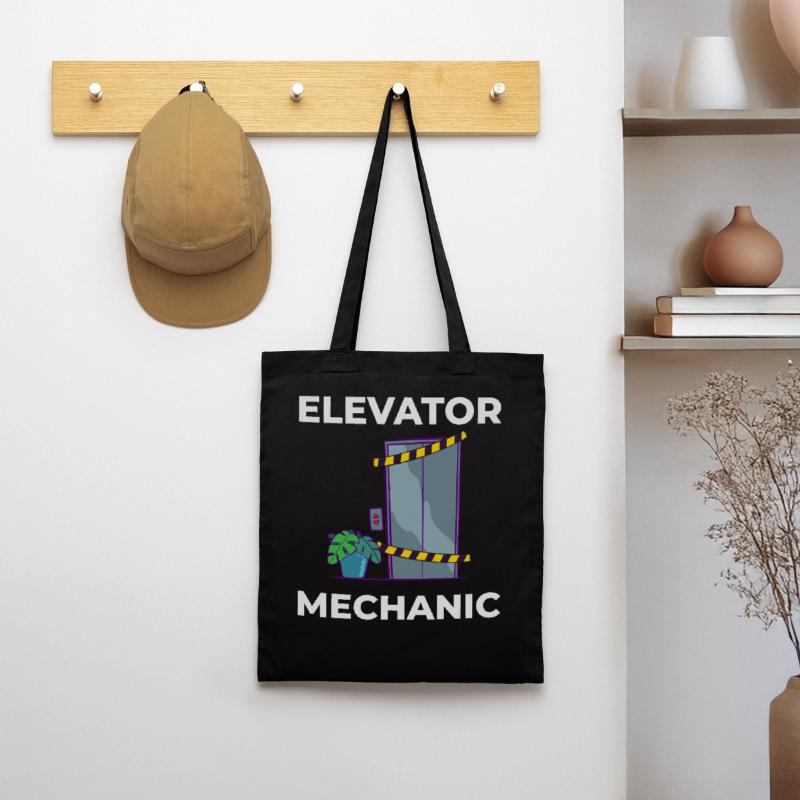 Elevator Elevator Technician Elevator Elevator Tote Bag