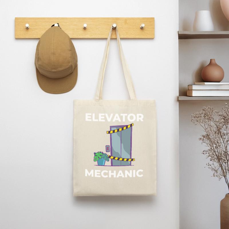 Elevator Elevator Technician Elevator Elevator Tote Bag