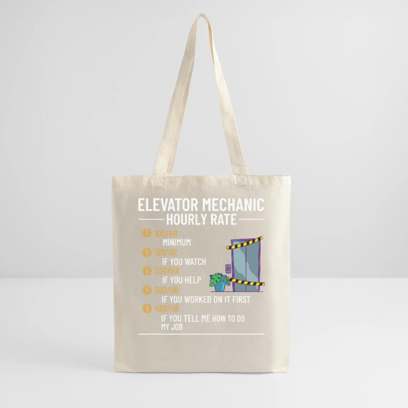 Elevator Elevator Technician Elevator Elevator Tote Bag