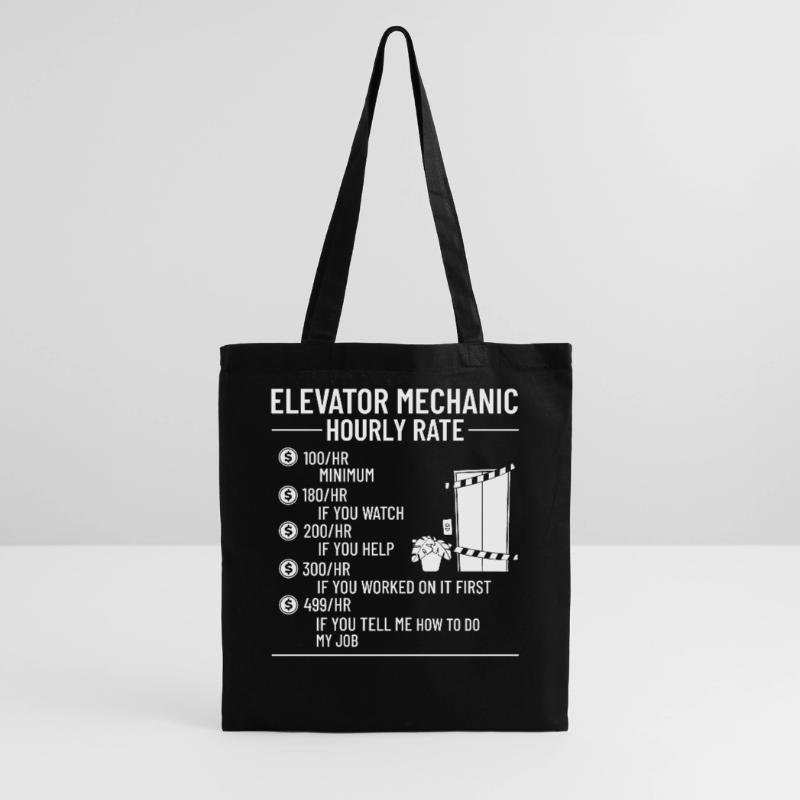 Elevator Elevator Technician Elevator Elevator Tote Bag