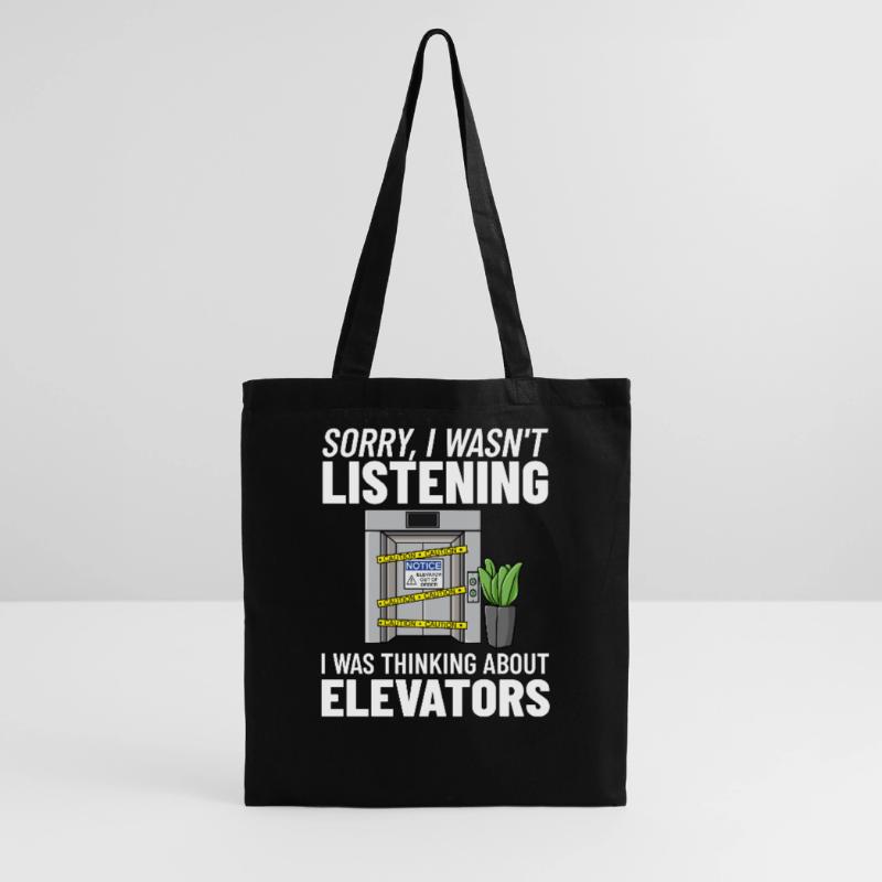 Elevator Elevator Technician Elevator Elevator Tote Bag