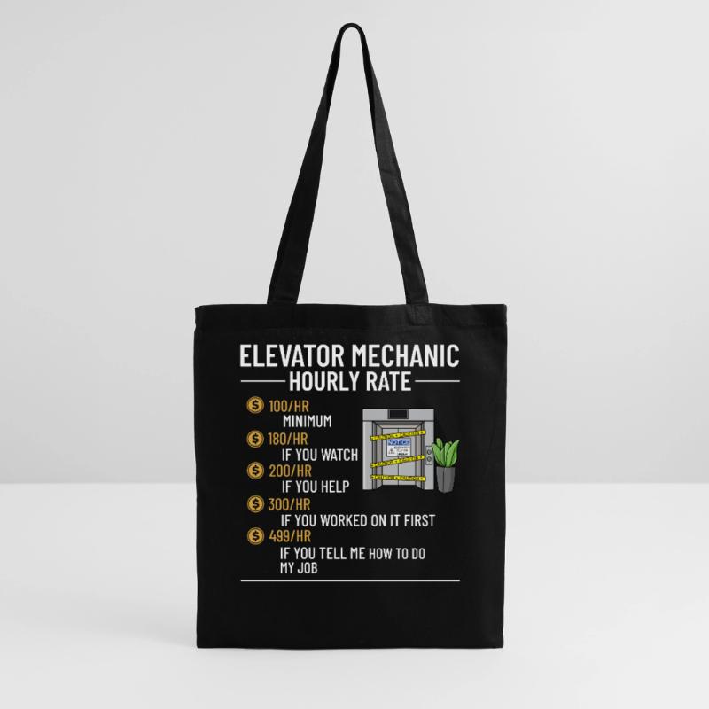 Elevator Elevator Technician Elevator Elevator Tote Bag