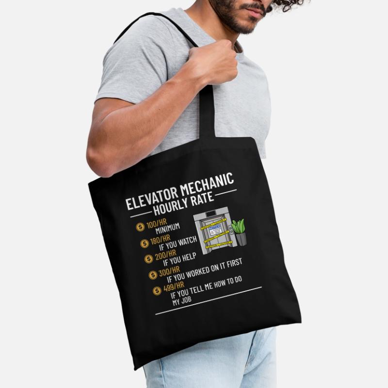 Elevator Elevator Technician Elevator Elevator Tote Bag