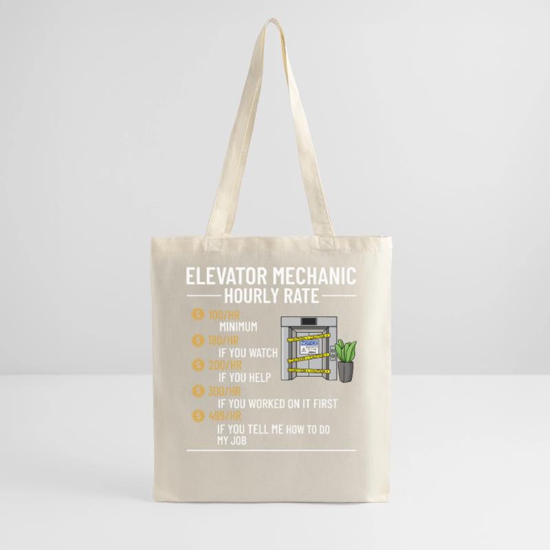 Elevator Elevator Technician Elevator Elevator Tote Bag