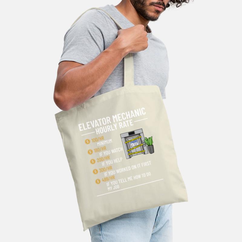 Elevator Elevator Technician Elevator Elevator Tote Bag