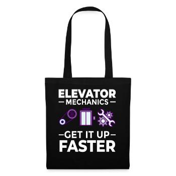 Elevator Elevator Technician Elevator Elevator - Tote Bag - black - Front
