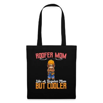 Maman couvreuse comme une maman régulière mais plus cool - Sac en tissu - noir - Devant