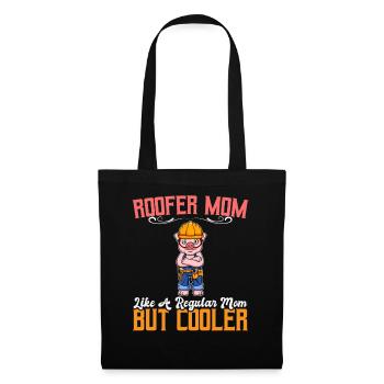 Maman couvreuse comme une maman régulière mais plus cool - Sac en tissu - noir - Devant