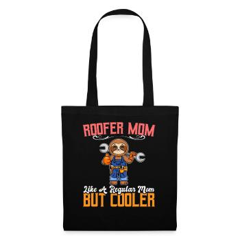 Maman couvreuse comme une maman régulière mais plus cool - Sac en tissu - noir - Devant