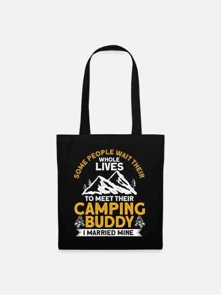 Cool Camping Buddies Gift Camping Buddy - Stoffbeutel - Schwarz
