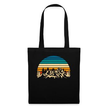 Wildlife Trees Outdoors Nature Retro Forest - Tote Bag - black - Front