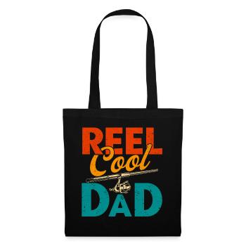 Reel Cool Dad Fishing Father - Tote Bag - black - Front