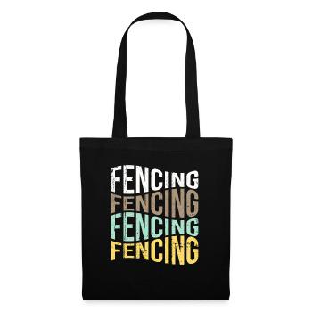 Fencing - Tote Bag - black - Front