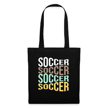 Fußball - Stoffbeutel - Schwarz - Vorne