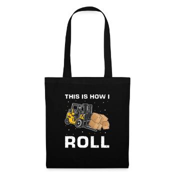Forklift operator and forklift driver - Tote Bag - black - Front